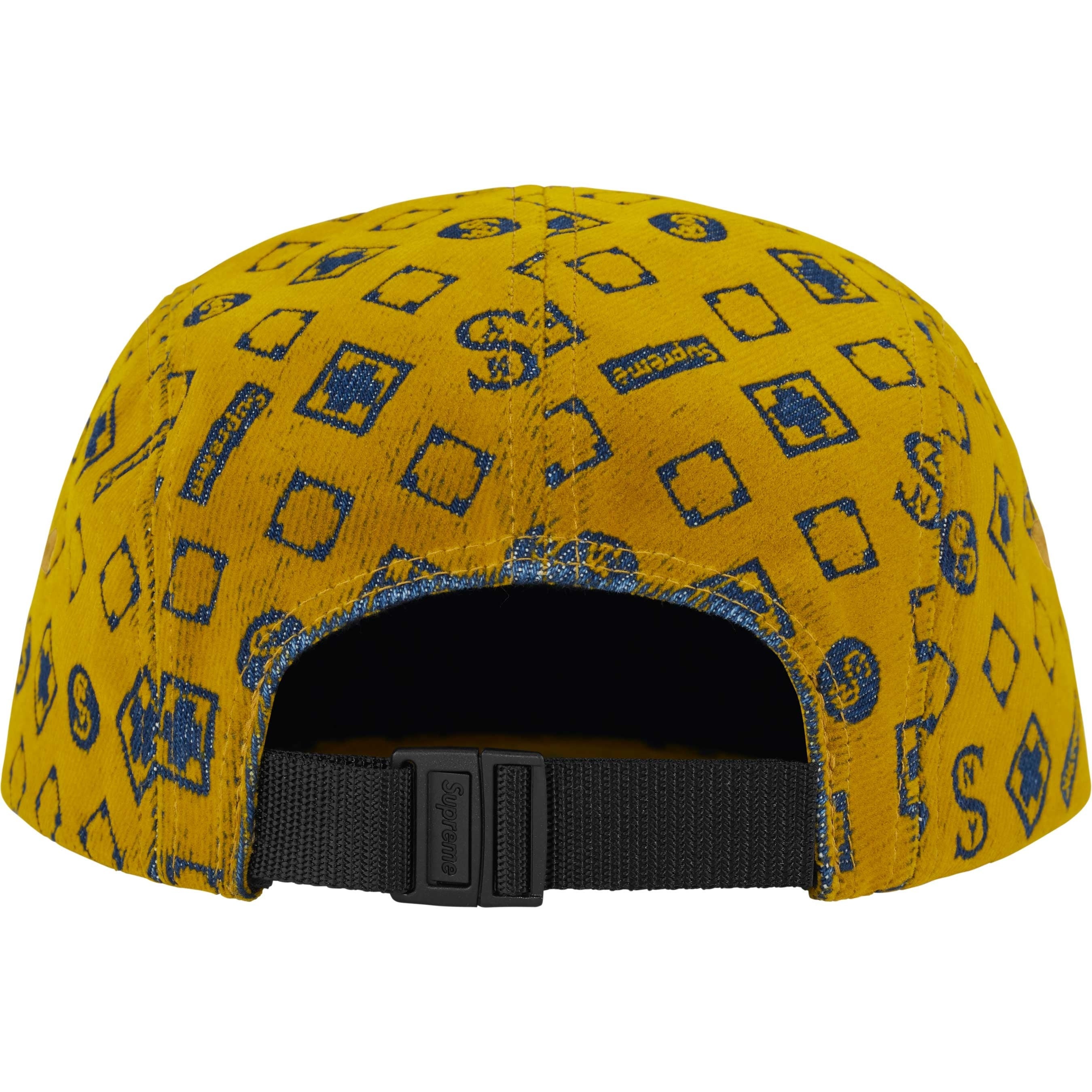 Flocked Denim Camp Cap view 5